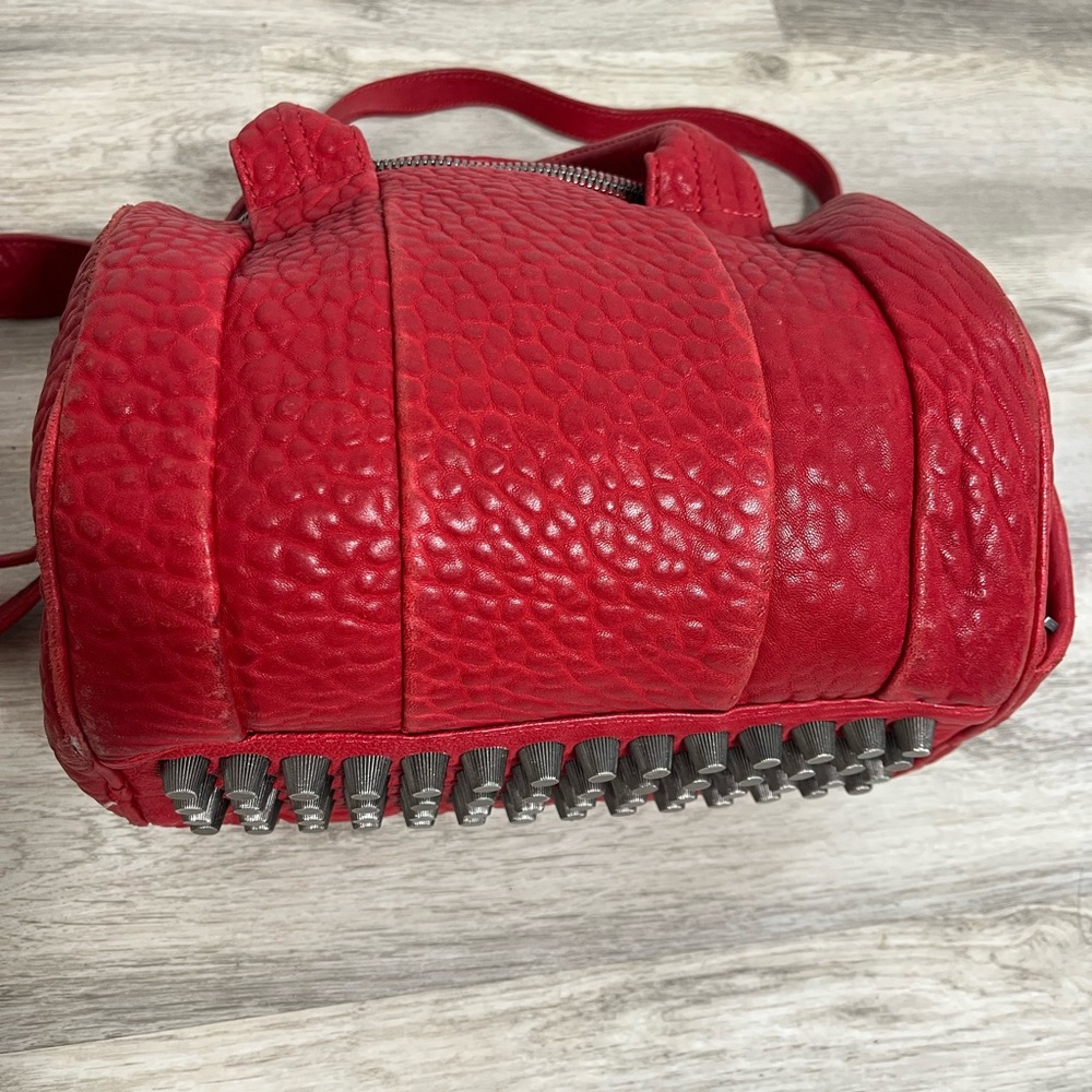Alexander Wang Red Rockie Crossbody Satchel Bag - Picture 16 of 16